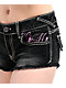 Ninth Hall Amiyah Lil Shorty Teen Spirit Black Wash Denim Shorts - Thumbnail image 5 of 7