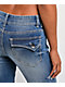 Ninth Hall Amiyah Reign Blue Wash Bootcut Jeans - Thumbnail image 3 of 7