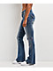 Ninth Hall Amiyah Reign Blue Wash Bootcut Jeans - Thumbnail image 6 of 7