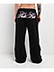 Ninth Hall Among The Stars Black Wide Leg Sweatpants - Thumbnail image 2 of 3