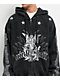 Ninth Hall Angels Black Wash Thermal Zip Hoodie - Thumbnail image 3 of 4