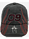 Ninth Hall Ashton Black Wash Strapback Hat - Thumbnail image 3 of 3