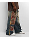 Ninth Hall Astray Ambition Blue Wash Ultra Wide Patchwork Jeans - Thumbnail image 2 of 5