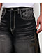 Ninth Hall Astray Disciple Stud Cross Black Wash Loose Fit Jeans - Thumbnail image 4 of 6
