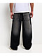Ninth Hall Astray Disciple Stud Cross Black Wash Loose Fit Jeans - Thumbnail image 2 of 6