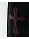 Ninth Hall Astray Pink & Black Thunderhead Wash Ultra Wide Patchwork Jeans - Thumbnail image 7 of 9
