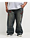 Ninth Hall Astray Preach Blue Wash Ultra Wide Jeans - Thumbnail image 3 of 8