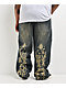 Ninth Hall Astray Preach Blue Wash Ultra Wide Jeans - Thumbnail image 4 of 8