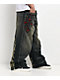 Ninth Hall Astray Preach Blue Wash Ultra Wide Jeans - Thumbnail image 6 of 8