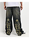 Ninth Hall Astray Preach Blue Wash Ultra Wide Jeans - Thumbnail image 2 of 8
