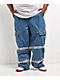 Ninth Hall Astray Strapped Blue Wash Ultra Wide Cargo Jeans - Thumbnail image 3 of 8