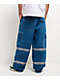 Ninth Hall Astray Strapped Blue Wash Ultra Wide Cargo Jeans - Thumbnail image 2 of 6