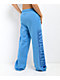 Ninth Hall Baddie Talk Blue Wide Leg Sweatpants - Thumbnail image 2 of 5