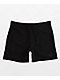 Ninth Hall Basic Black Wash Sweat Shorts - Thumbnail image 1 of 4