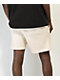 Ninth Hall Basic Tan Wash Sweat Shorts - Thumbnail image 2 of 5
