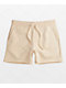 Ninth Hall Basic Tan Wash Sweat Shorts - Thumbnail image 4 of 5