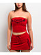 Ninth Hall Bianca Jester Red Tube Top - Thumbnail image 1 of 6