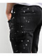 Ninth Hall Black & Tan Wash Stacked Flare Sweatpants - Thumbnail image 4 of 6