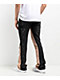 Ninth Hall Black & Tan Wash Stacked Flare Sweatpants - Thumbnail image 2 of 6