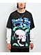 Ninth Hall Black Light Charcoal & White 2fer Long Sleeve T-Shirt - Thumbnail image 1 of 5