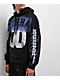Ninth Hall Bloodshot Black Wash Crop Hoodie - Thumbnail image 4 of 7
