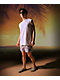 Ninth Hall Blossom Crane White Board Shorts - Thumbnail image 8 of 8