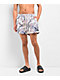 Ninth Hall Blossom Crane White Board Shorts - Thumbnail image 1 of 8