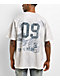 Ninth Hall Boot Camp Blues Dirty Wash White T-Shirt - Thumbnail image 2 of 4