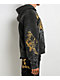 Ninth Hall Brothers Black Wash Crop Zip Hoodie - Thumbnail image 9 of 10