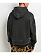 Ninth Hall Brothers Black Wash Crop Zip Hoodie - Thumbnail image 2 of 10