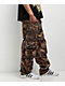 Ninth Hall Brown Camo 3D Cargo Pants - Thumbnail image 3 of 6