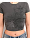Ninth Hall Carina Grey Crop T-Shirt - Thumbnail image 3 of 4