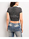 Ninth Hall Carina Grey Crop T-Shirt - Thumbnail image 2 of 4