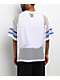 Ninth Hall Chat White & Blue Mesh Jersey - Thumbnail image 4 of 4