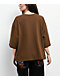 Ninth Hall Ciara Foil Print Brown Oversized Boxy T-Shirt - Thumbnail image 2 of 4