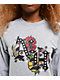 Ninth Hall Crazy Town Heather Grey Long Sleeve T-Shirt - Thumbnail image 2 of 4