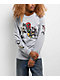 Ninth Hall Crazy Town Heather Grey Long Sleeve T-Shirt - Thumbnail image 1 of 4