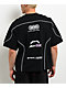 Ninth Hall Criminal Jersey Black Crop T-Shirt - Thumbnail image 2 of 5