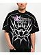 Ninth Hall Criminal Jersey Black Crop T-Shirt - Thumbnail image 1 of 5