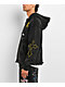 Ninth Hall Cross Black Wash Crop Zip Hoodie - Thumbnail image 5 of 9