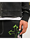 Ninth Hall Cross Black Wash Crop Zip Hoodie - Thumbnail image 8 of 9