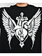 Ninth Hall Cross My Heart Black T-Shirt - Thumbnail image 3 of 3
