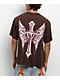 Ninth Hall Cross My Heart Brown Vintage T-Shirt - Thumbnail image 1 of 3