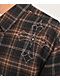 Ninth Hall Cross Rhinestone Brown & Black Boxy Flannel Shirt - Thumbnail image 4 of 6