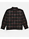 Ninth Hall Cross Rhinestone Brown & Black Boxy Flannel Shirt - Thumbnail image 6 of 6