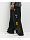 Ninth Hall Crosses Black Wash Baggy Sweatpants - Thumbnail image 5 of 7
