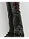 Ninth Hall Crosses Grey Wash Stacked Flare Jeans - Thumbnail image 3 of 5