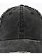 Ninth Hall Cypress Distressed Black Wash Strapback Hat - Thumbnail image 3 of 3
