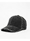Ninth Hall Cypress Distressed Black Wash Strapback Hat - Thumbnail image 1 of 3
