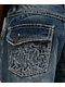 Ninth Hall Defender Applique Crosses Reverent Blue Flare Jeans - Thumbnail image 6 of 7